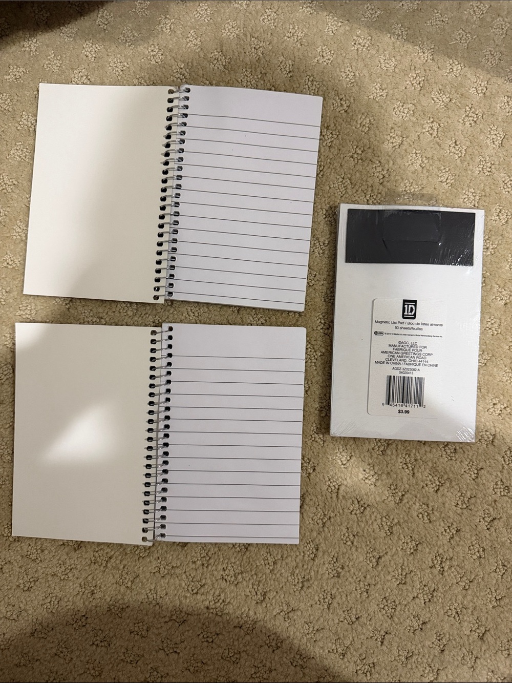 One Direction 3 pocket pencil pouch, 2 4x6 spiral notebooks & 50 sheet notepad - Picture 5 of 5